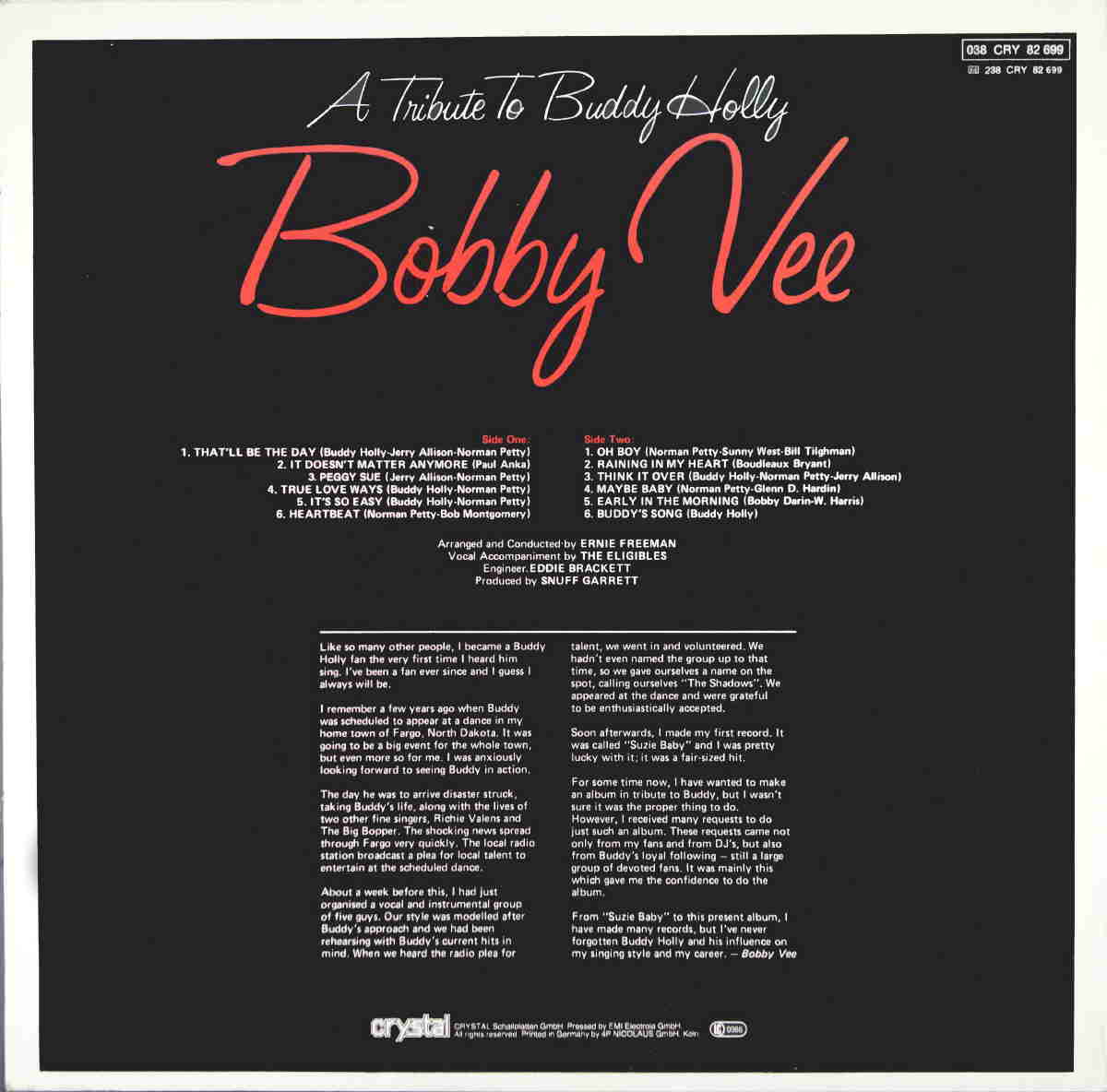 EMI Crystal 038 CRY 82 699 - Rückseite