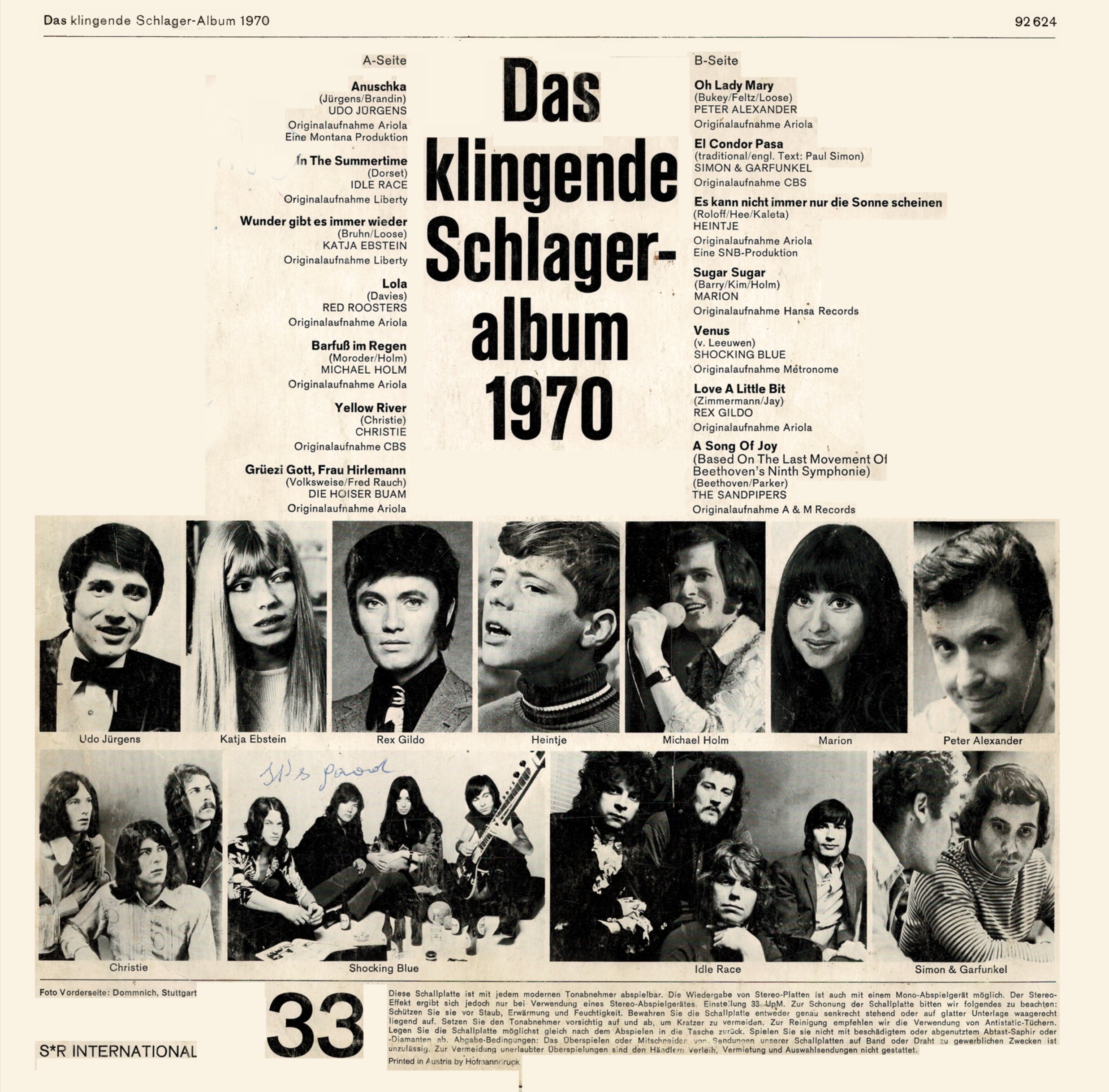 SR International 92 624 - Rückseite