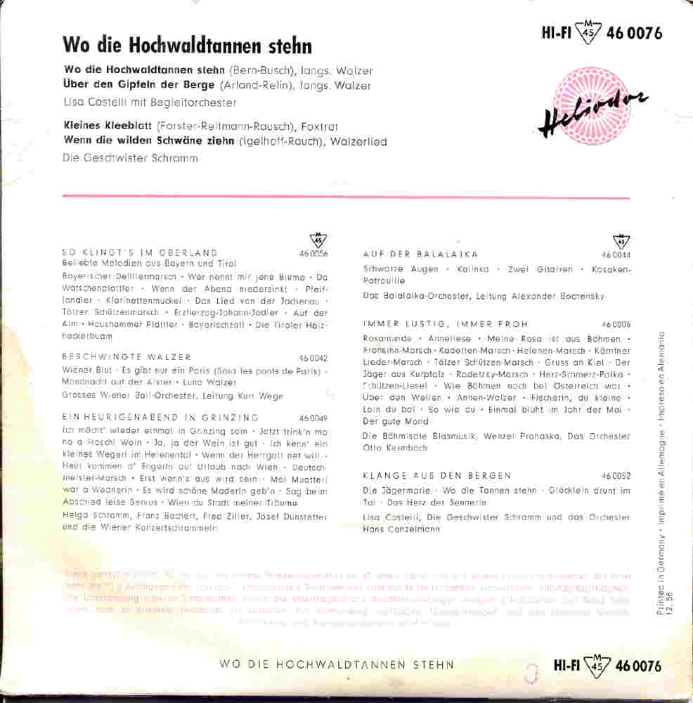 Heliodor 46 0076 - Rückseite