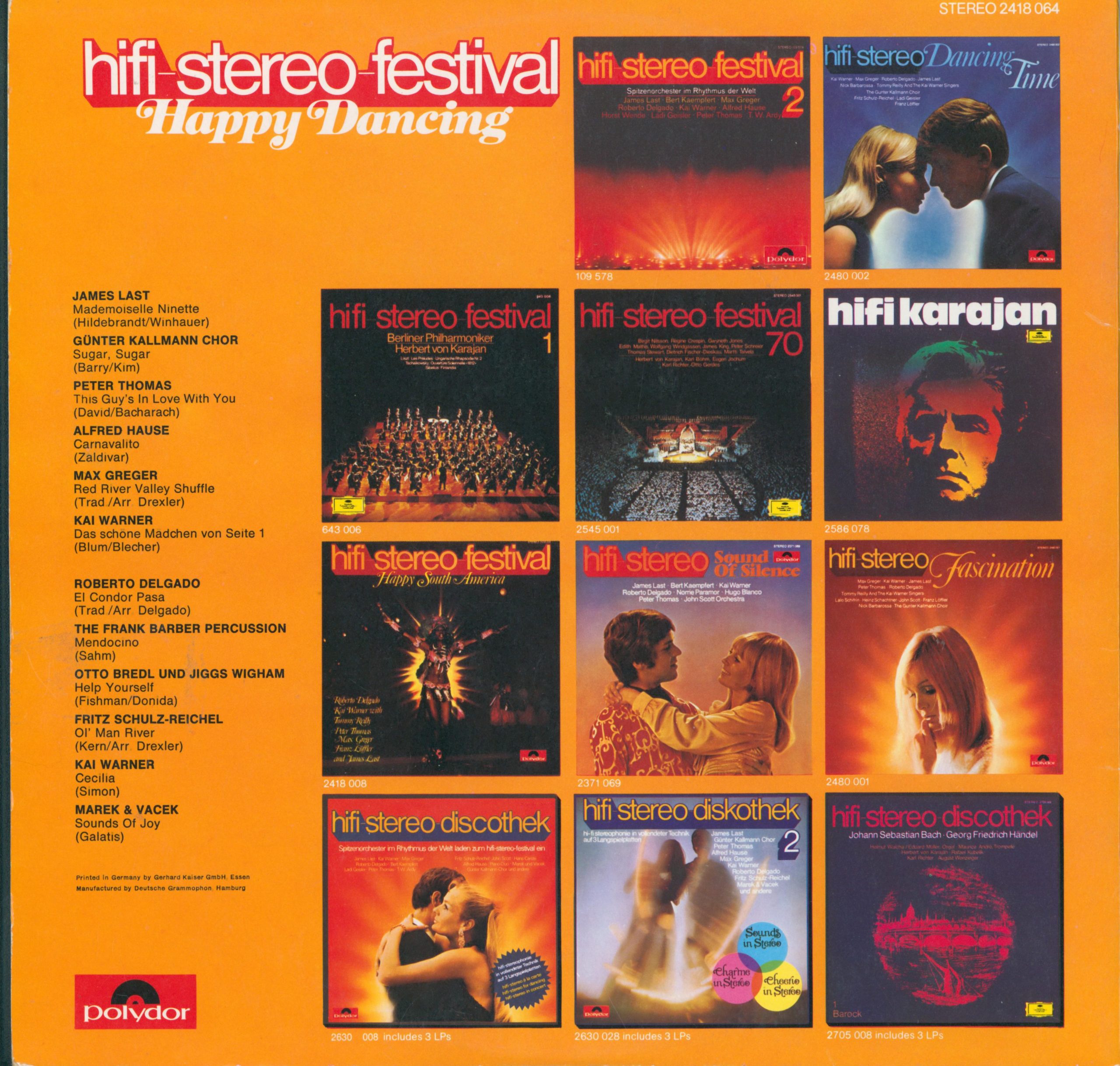 Hifi-Stereo Festival Happy Dancing Rückseite