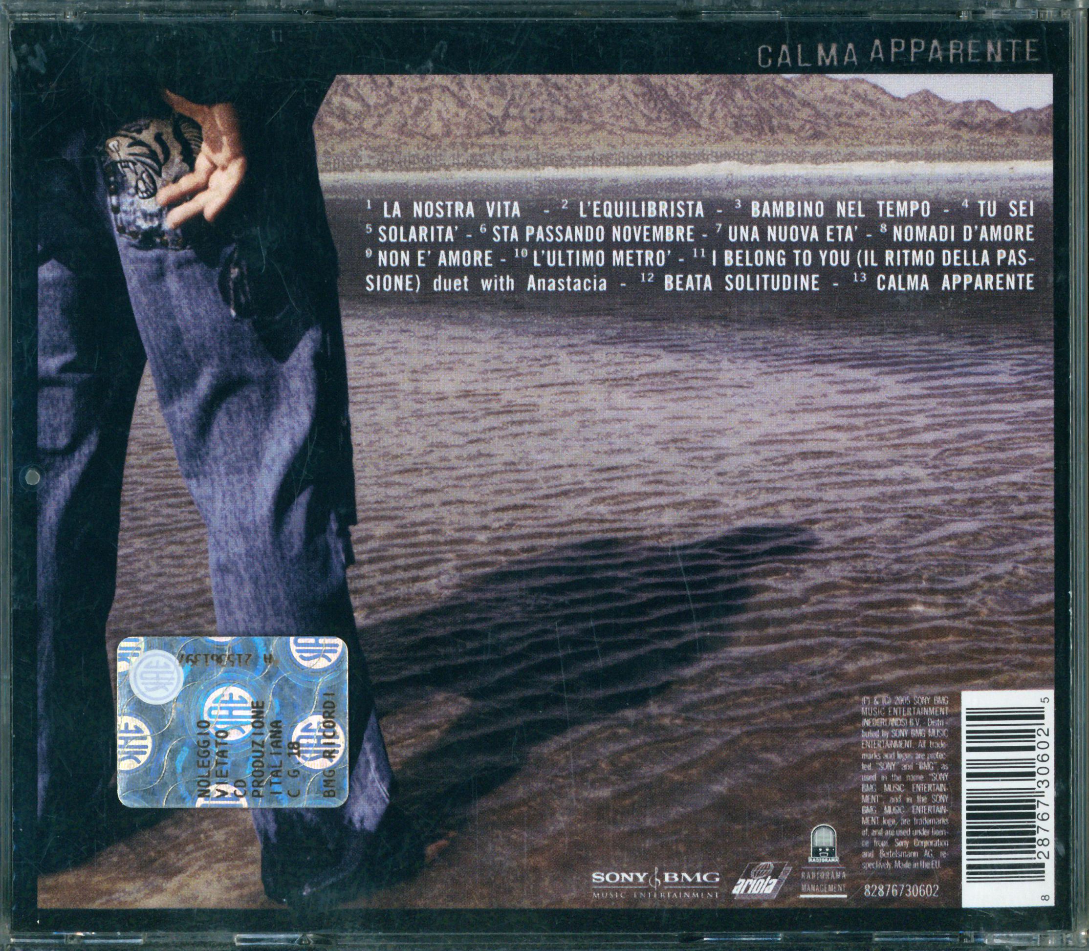 Calma Apparente Rückseite