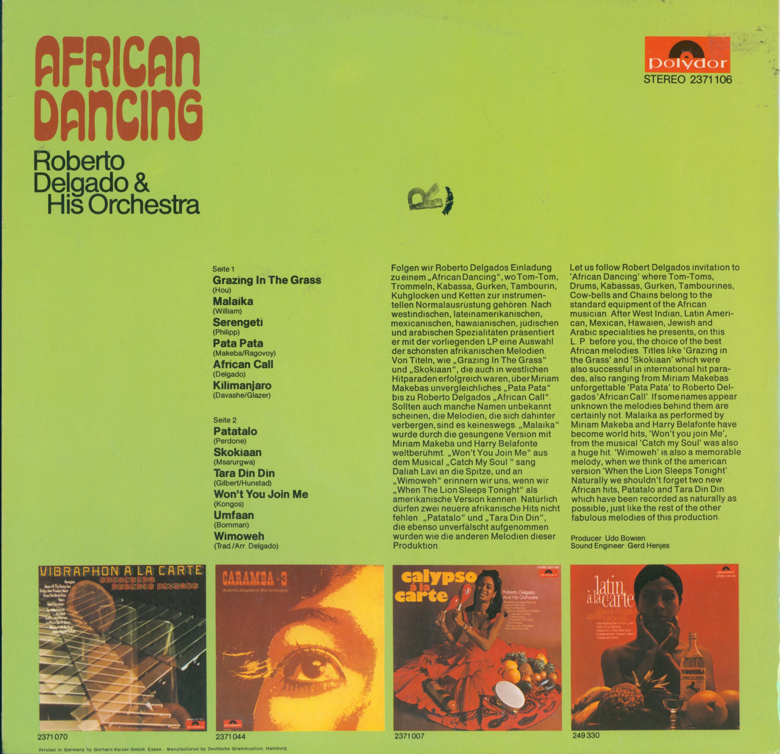 African Dancing Rückseite