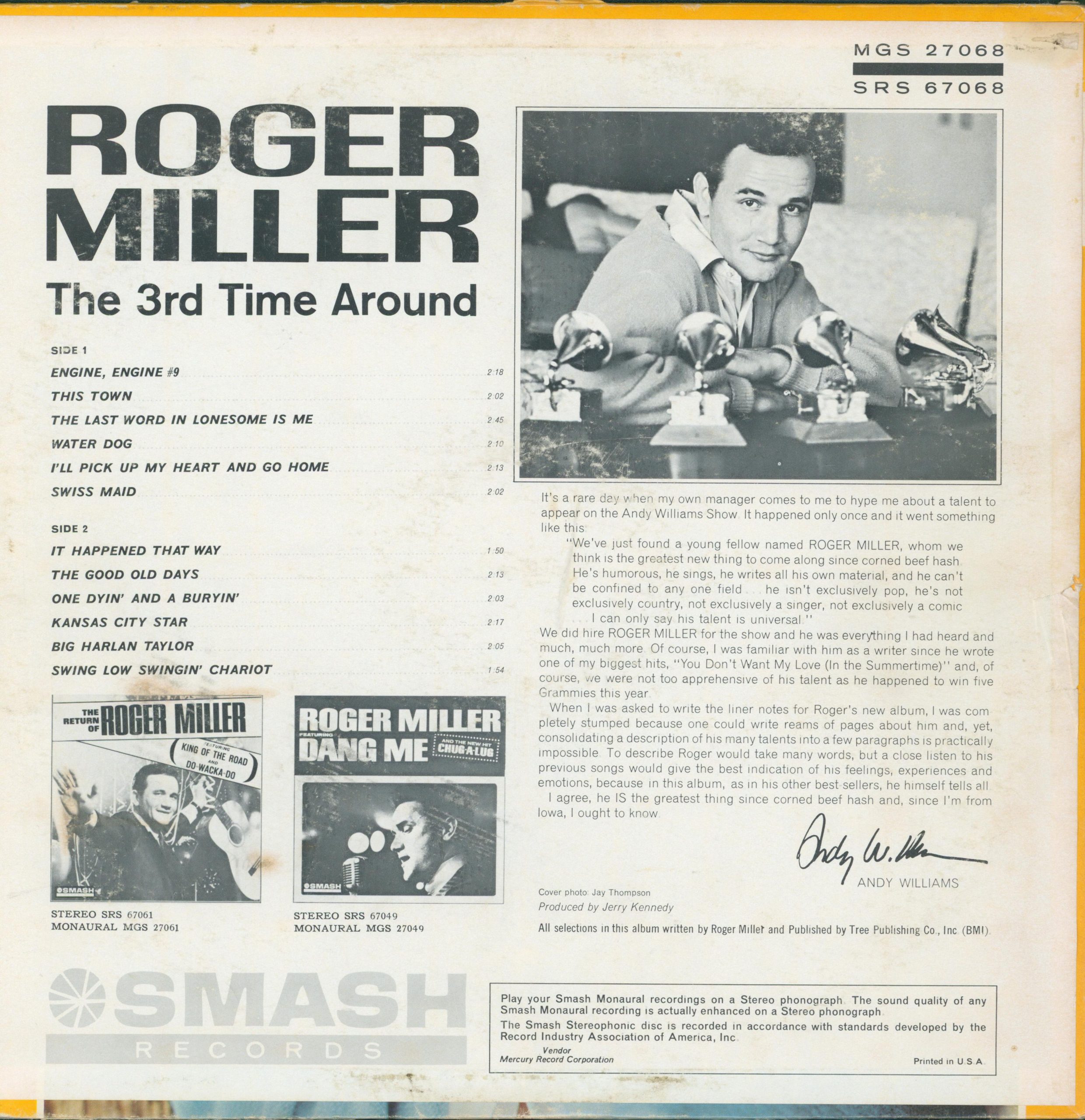 The 3rd Time Around Rückseite