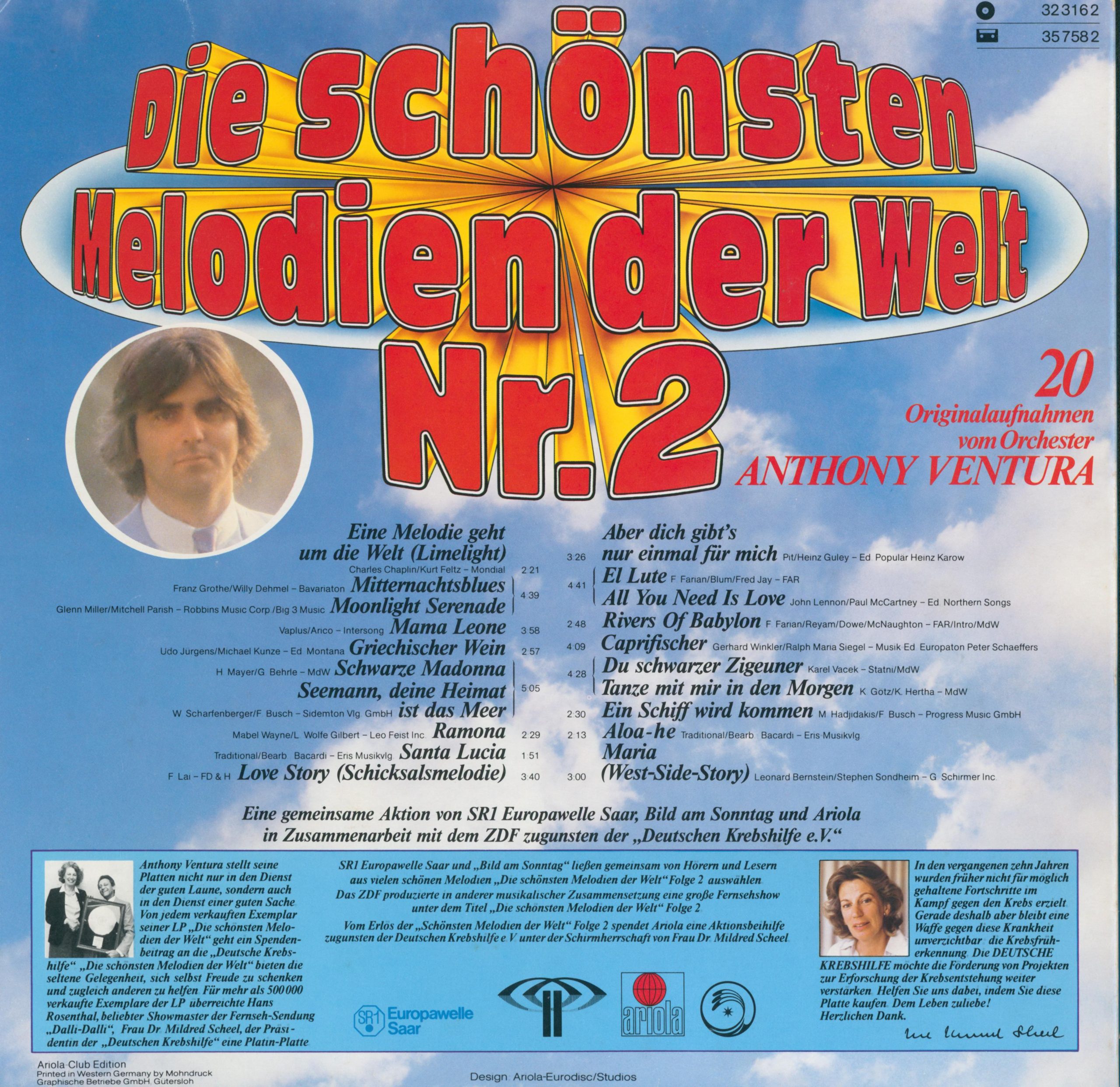 Die schönsten Melodien der Welt Nr. 2 Rückseite