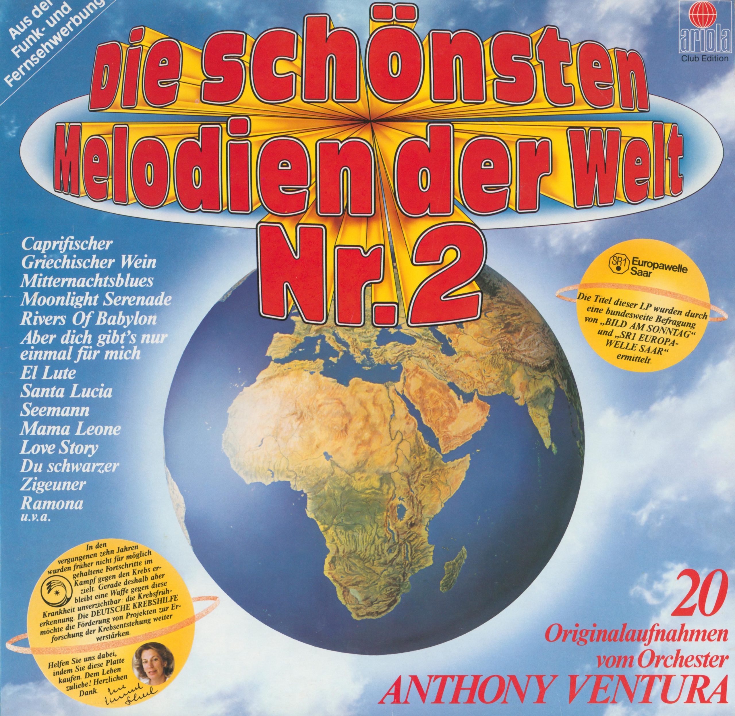 Die schönsten Melodien der Welt Nr. 2 Vorderseite