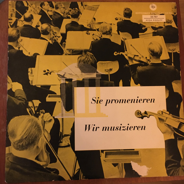 Sie promenieren - wir spazieren Vorderseite